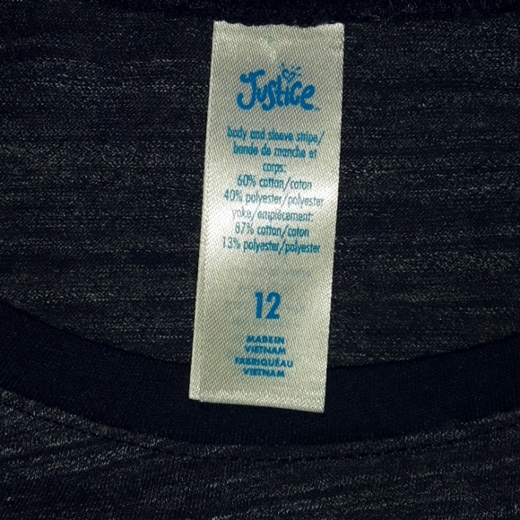 Girls Justice T-shirt size 12 - Picture 4 of 5